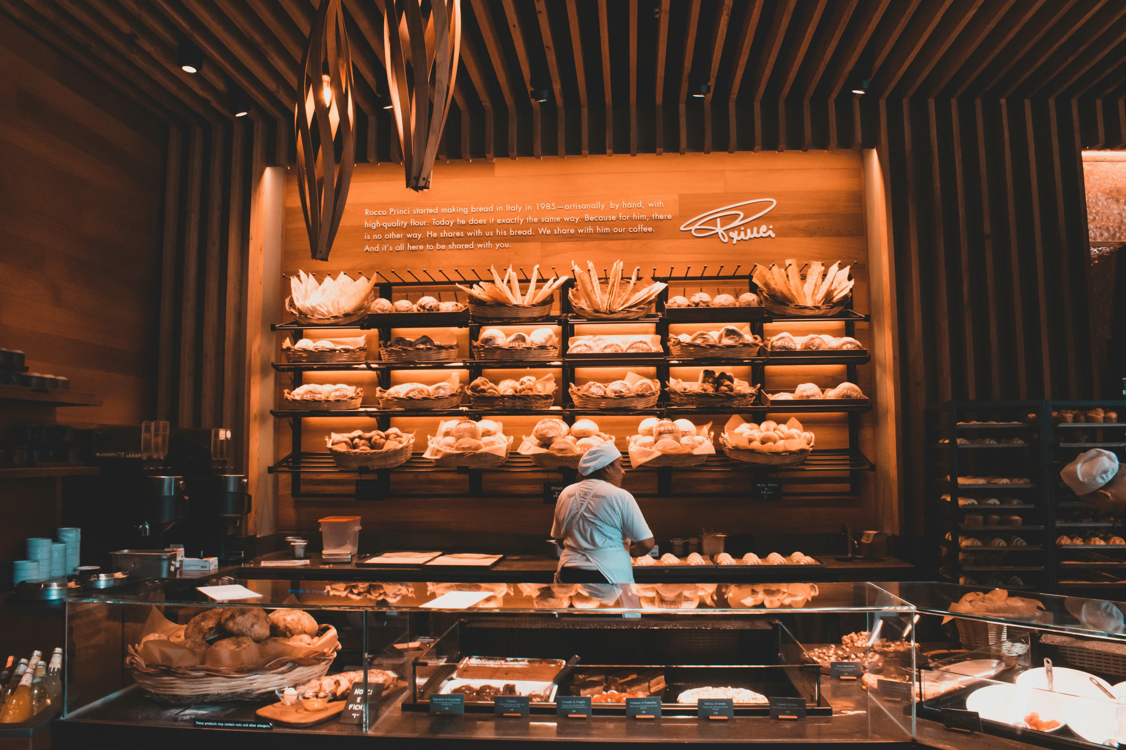 Wood-fired cooking inside the restaurant kitchen